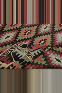 Sun Faded Turkish Kilim Rug,7x11 Feet 198,350 - Turkish Kilim Rug  $i