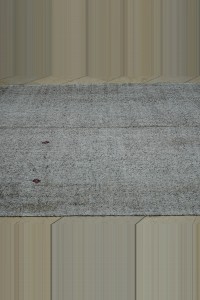 Swedish Style Turkish Hand Woven Kilim Rug 7x10 Feet 205,300 - Grey Turkish Rug $i
