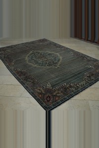 Tebriz Haci Celili Pattern Oushak Rug 7x10 Feet 203,303 - Oushak Rug $i