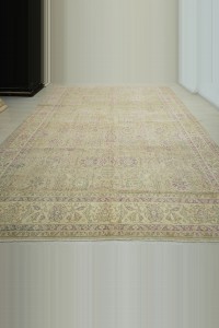 Tebriz Pattern Old Oushak Carpet Rug 10x13 Feet 294,395 - Oushak Rug $i
