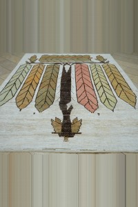 Tree Of Life Pattern Hemp Carpet Rug 8x10 235,310 - Turkish Carpet Rug $i