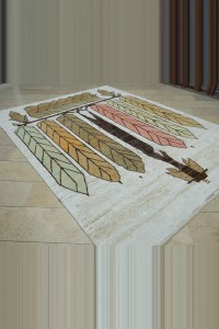 Tree Of Life Pattern Hemp Carpet Rug 8x10 235,310 - Turkish Carpet Rug $i