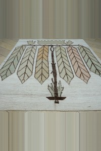 Tree Of Life Pattern Hemp Carpet Rug 8x10 239,310 - Turkish Carpet Rug $i