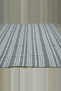 Tribal Grey Kilim Rug 7x9 Feet 220,261 - Grey Turkish Rug  $i