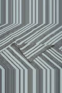 Tribal Grey Kilim Rug 7x9 Feet 220,261 - Grey Turkish Rug  $i