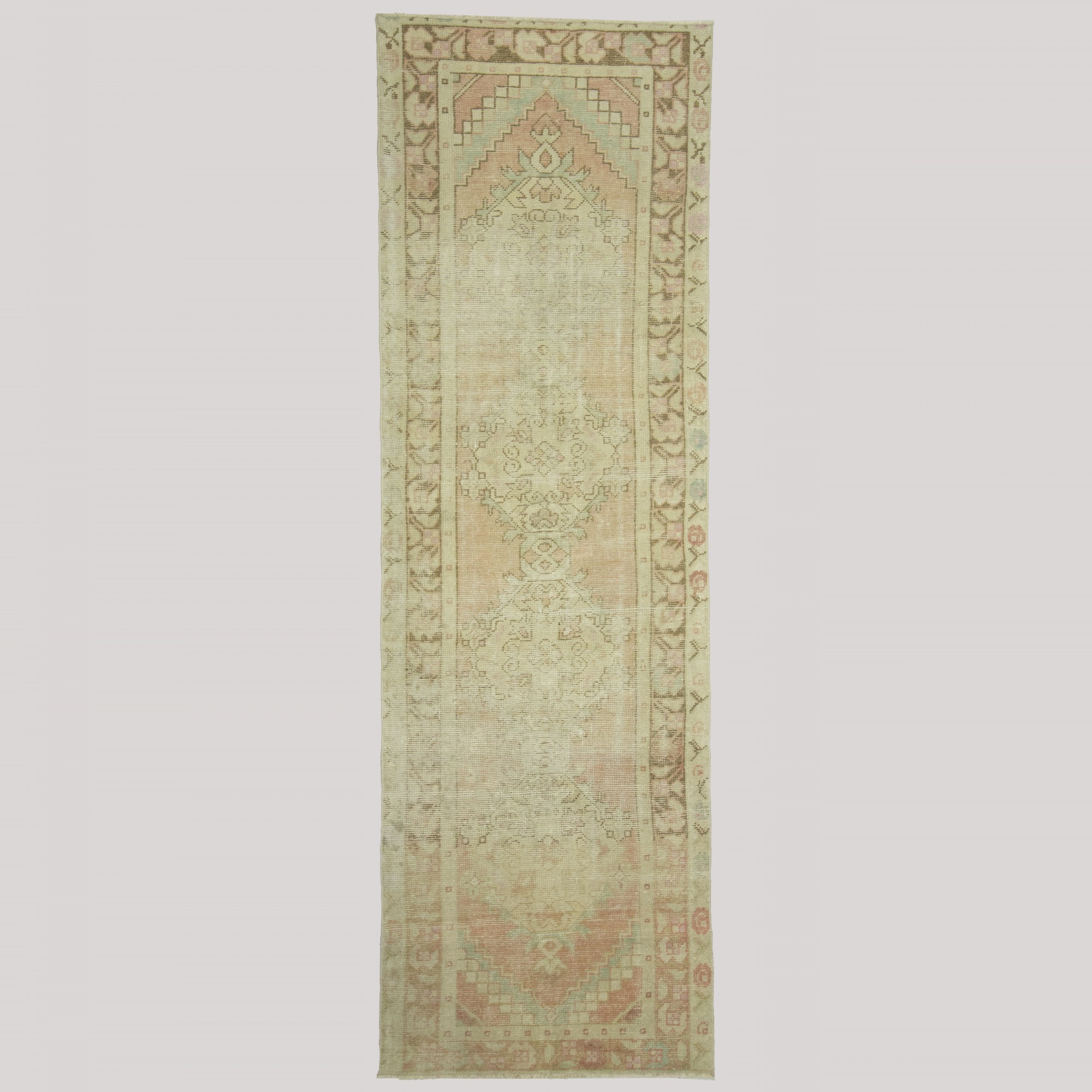 Tribal Turkish Rug Runner 3x10 Feet 96,303 - Turkish Rug Runner