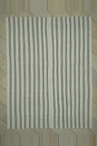 Turkish Natural Rug Tribal Turkish Wool Area Rug 7x9 Feet 210,278