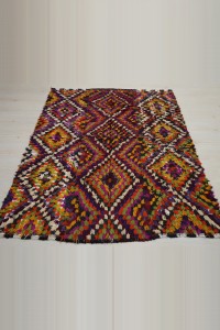 Tulu Long Pile Turkish Kilim Rug 132,176 - Turkish Kilim Rug  $i