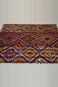 Tulu Long Pile Turkish Kilim Rug 132,176 - Turkish Kilim Rug  $i