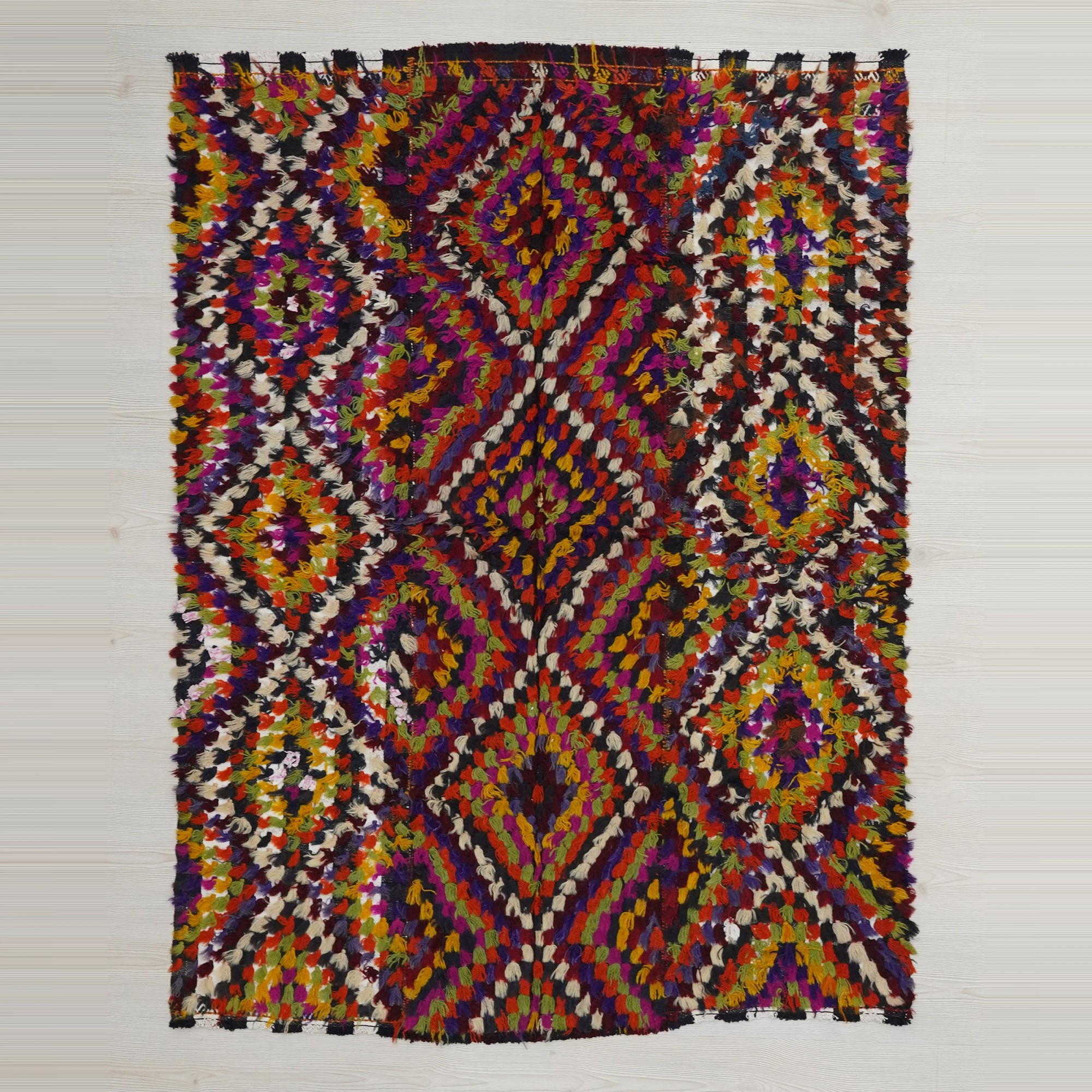 Tulu Long Pile Turkish Kilim Rug 132,176 - Turkish Kilim Rug