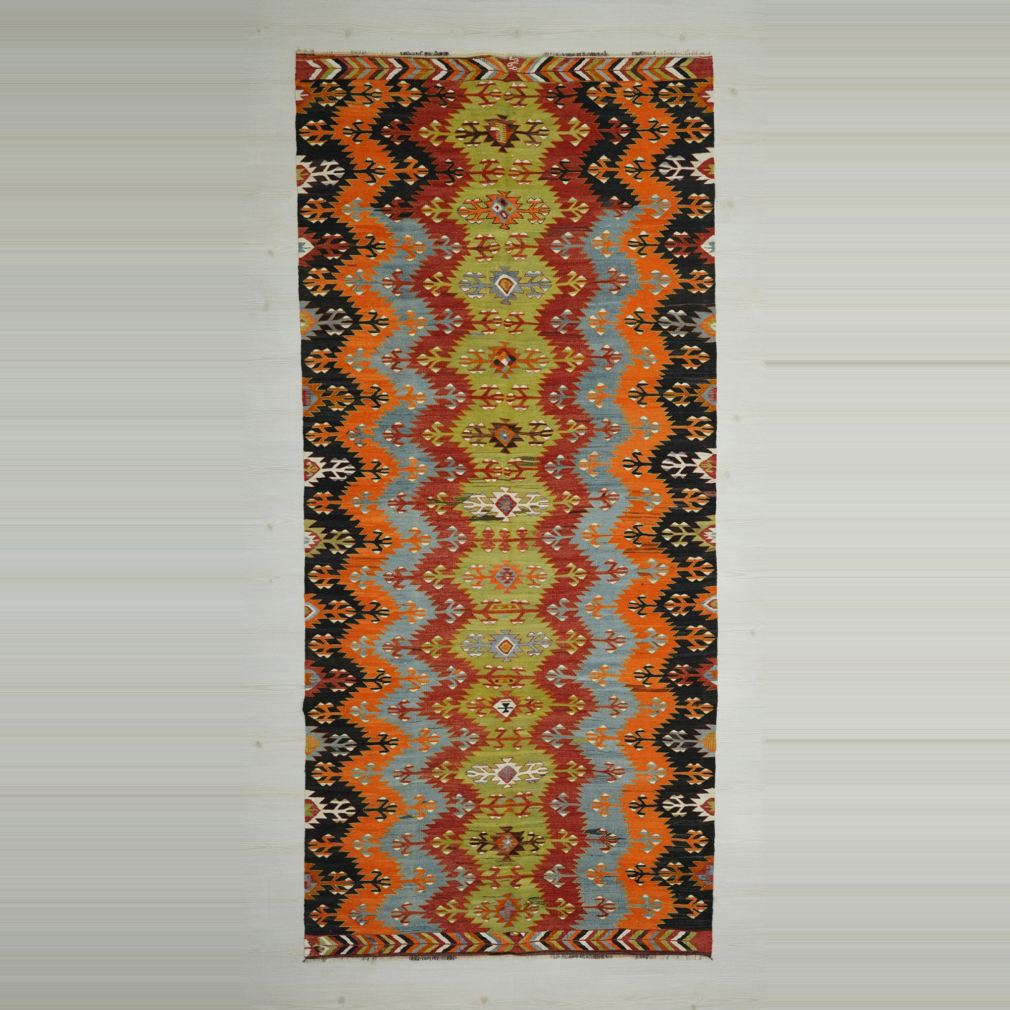 Turkey Afyon Avsar Kilim Rug 5x11 Feet 150,328 - Turkish Kilim Rug