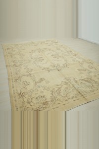 Turkish Anatolian Rug 7x11 Feet 207,327 - Oushak Rug $i