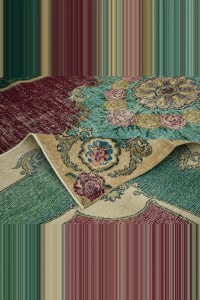 Turkish Carpet Rug from Oushak 7x10 Feet 204,310 - Oushak Rug $i