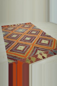 Turkish Denizli Cal Kilim Rug 6x9 178,292 - Turkish Kilim Rug  $i