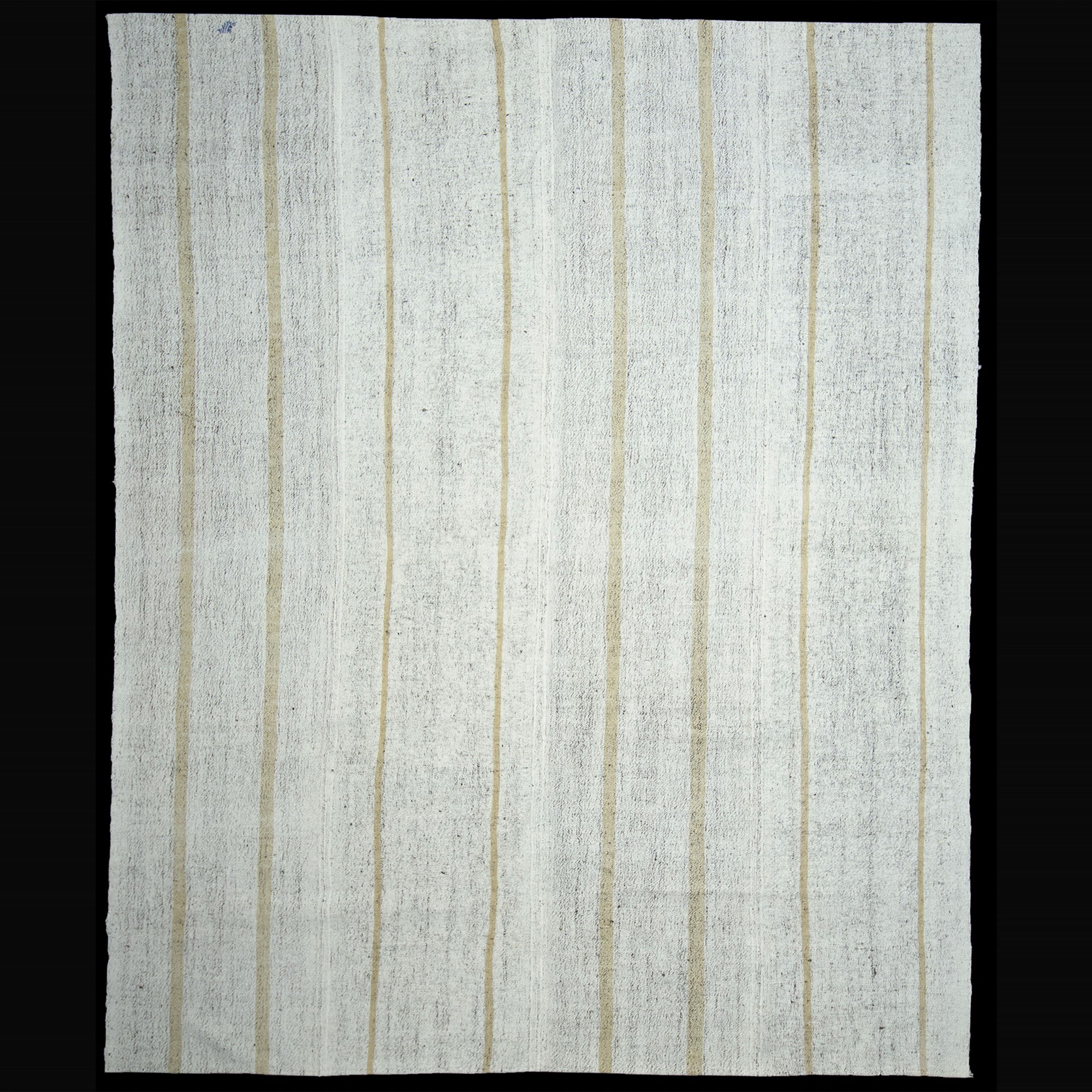 Turkish Flat Weave Cotton Kilim Rug 7x9 227,283 - Grey Turkish Rug 