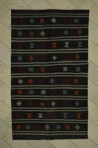 Goat Hair Rug Turkish Goat Hair Woven Kilim Rug 5x9 Feet  160,264
