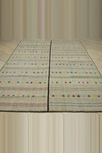 Turkish Gray Kilim Rug 7x10 Feet 202,308 - Grey Turkish Rug  $i