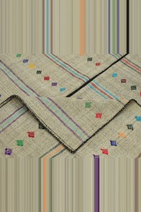 Turkish Gray Kilim Rug 7x10 Feet 202,308 - Grey Turkish Rug  $i