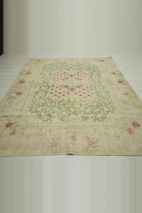Turkish Green Rug 7x9 Feet 198,270 - Oushak Rug $i