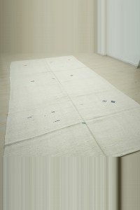 Turkish Hemp Kilim Rug 6x12 Feet 194,367 - Turkish Hemp Rug $i