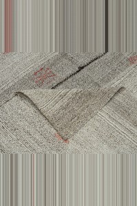 Turkish ivory Gray Kilim Rug 6x10  193,320 - Grey Turkish Rug  $i