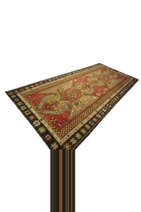 Turkish Kilim Area Rug 6x13 Feet 177,380 - Turkish Kilim Rug $i