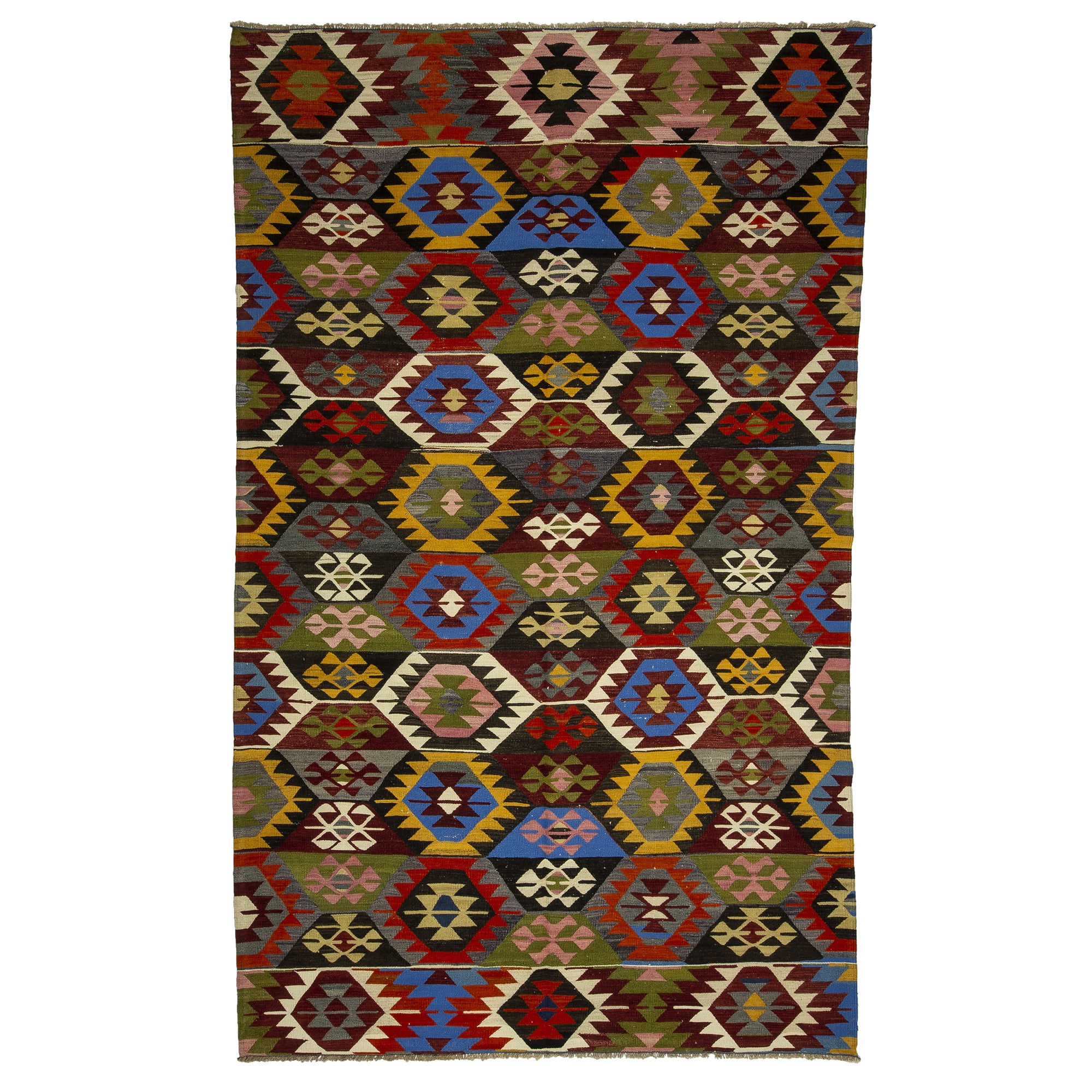 Turkish Kilim Rug 6x9 Feet 176,288 - Turkish Kilim Rug