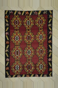 Turkish Kilim Rug Turkish Kilim Rug 7x10 215,294