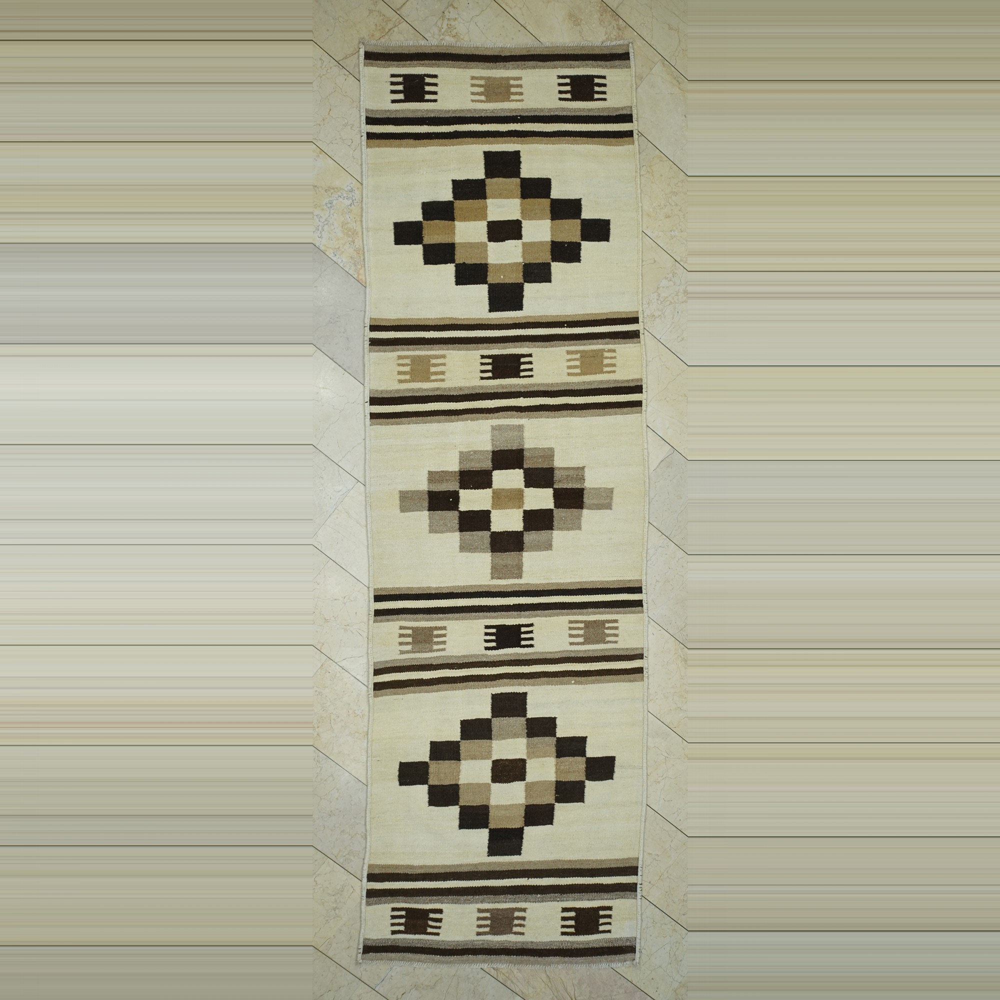 Turkish Kilim Runner Rug 4x12 Feet 116,373 - Turkish Rug Runner