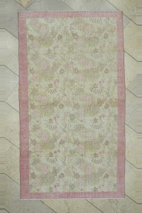 Turkish Kitchen Rug 4x7 Feet 114,200 - Oushak Rug $i