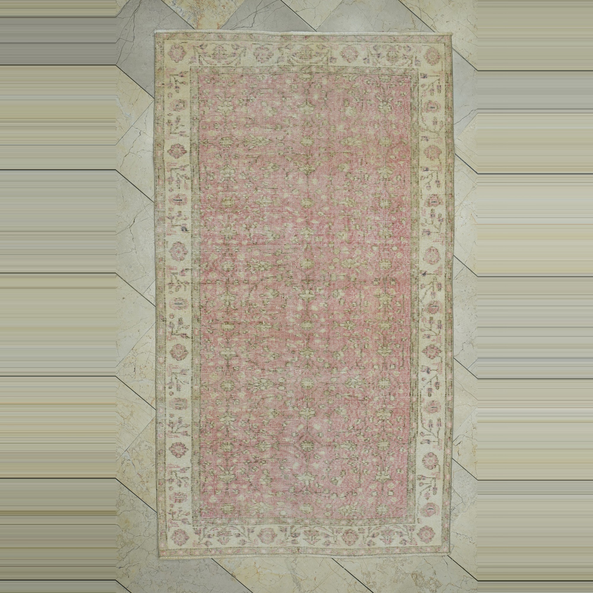 Turkish Kitchen Rug 4x7 Feet 117,204 - Oushak Rug