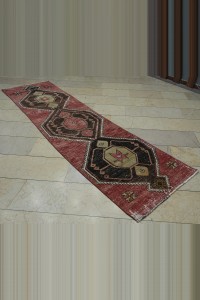 Turkish Old Carpet Rug Runner 3x9 79,290 - Turkish Rug Runner  $i