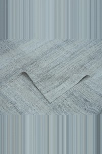 Turkish Organic Grey Area Rug 7x10 Feet 220,293 - Grey Turkish Rug  $i