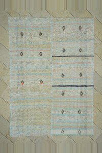 Turkish Natural Rug Turkish Rag Rug 6x9 Feet 190,270
