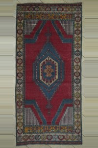 Turkish Red Carpet 4x9 131,291 - Turkish Carpet Rug  $i