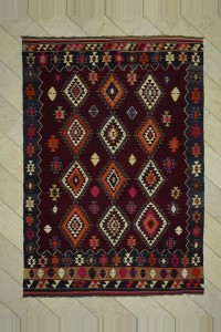 Turkish Kilim Rug Turkish Semi Old Balikkesir Kilim Rug 7x10  216,308