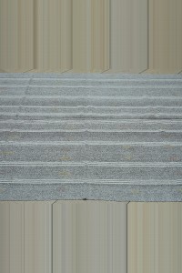 Turkish Striped Kilim Rug 6x8 Feet 176,230 - Grey Turkish Rug  $i
