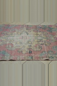 Turkish Vintage Rug 4x7 Feet 124,213 - Turkish Carpet Rug $i