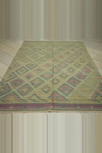 Turkish Wool Rug 6x9 Feet 188,275 - Turkish Kilim Rug  $i