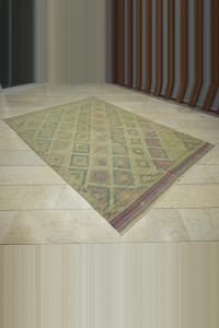 Turkish Wool Rug 6x9 Feet 188,275 - Turkish Kilim Rug  $i