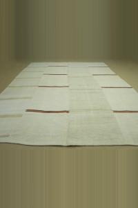 Uneven Striped on Hemp Rug 8x11 Feet 240,322 - Turkish Hemp Rug $i