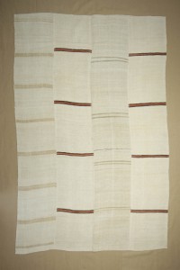 Turkish Hemp Rug Uneven Striped on Hemp Rug 8x11 Feet 240,322