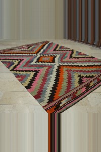 Unique Antique Turkish Kilim Rug 7x10 Feet 220,308 - Turkish Kilim Rug  $i