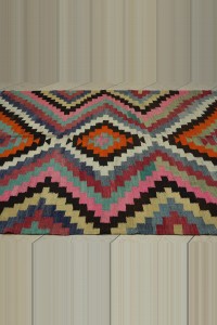Unique Antique Turkish Kilim Rug 7x10 Feet 220,308 - Turkish Kilim Rug  $i