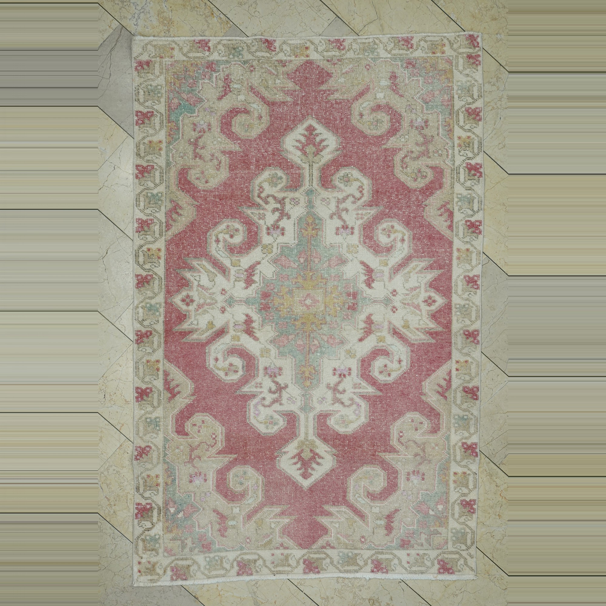 Unique Oushak Rug 5x7 142,218 - Turkish Carpet Rug