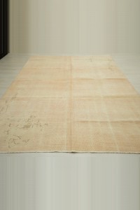 Vintage Handmade Oushak Rug 7x10 Feet 204,294 - Oushak Rug $i