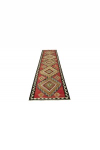 Vintage Kilim Rug Runner 3x12 Feet 96,351 - Turkish Rug Runner $i