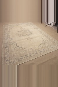 Vintage Oushak Carpet Rug 7x10 Feet  211,300 - Oushak Rug  $i