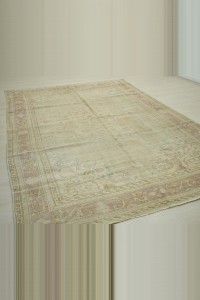 Vintage Oushak Carpet Rug 7x10 Feet 213,297 - Oushak Rug $i