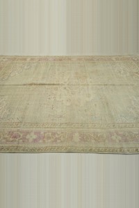 Vintage Oushak Carpet Rug 7x10 Feet 213,297 - Oushak Rug $i